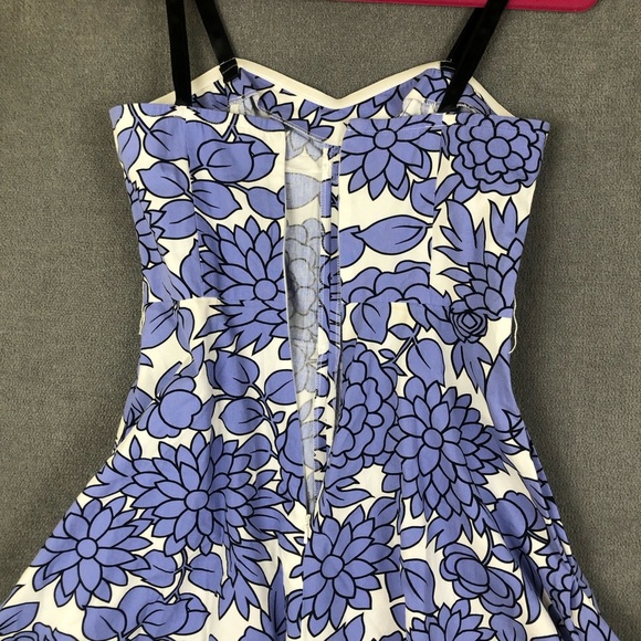 Guess Retro floral pinup dress size 3 - Picture 5 of 9